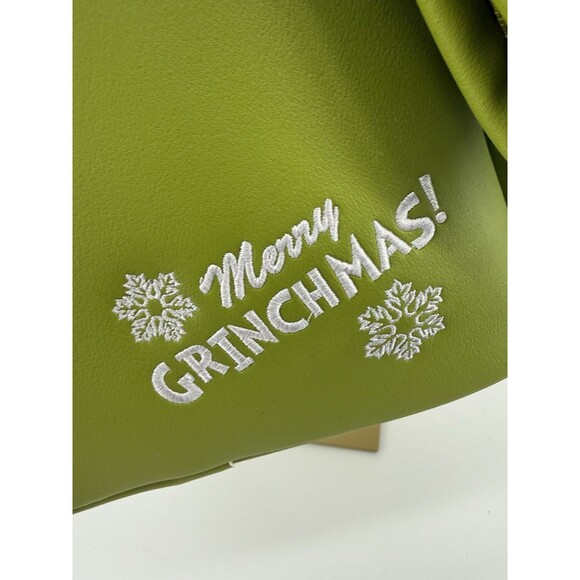 Loungefly The Grinch Mini Backpack Removable Santa Hat NWT - Picture 5 of 14